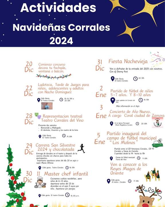 Corrales da la bienvenida a la Navidad