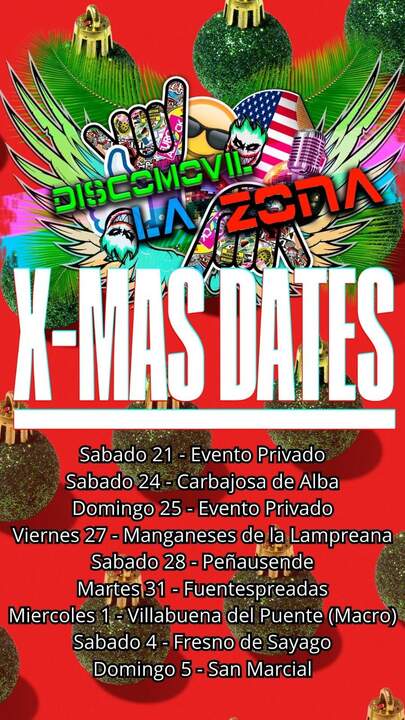 La Discomóvil 'La Zona' llevará la fiesta navideña a varios rincones de Zamora