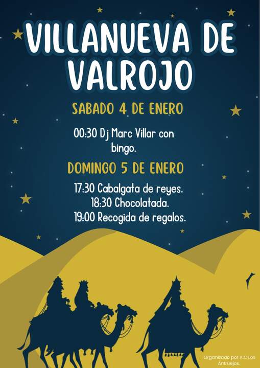 cartel Navidad Villanueva de Valrojo