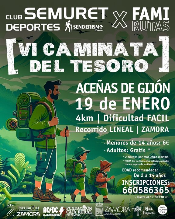 cartel caminata club semuret