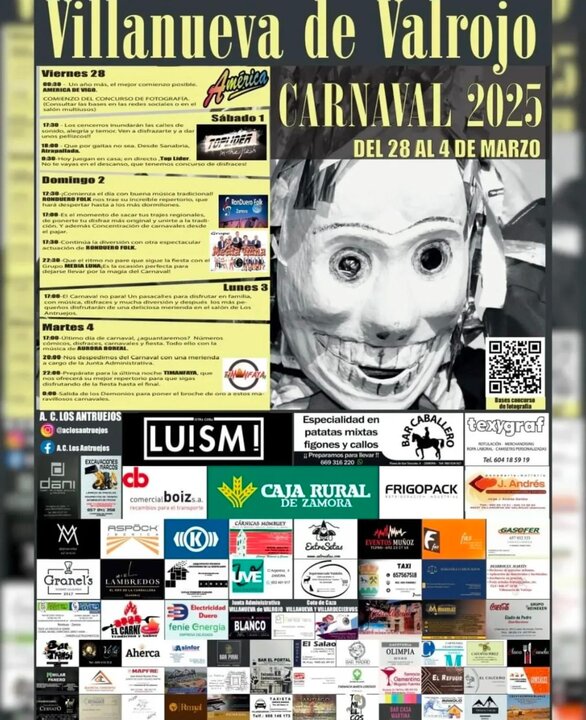 cartel carnvales Villanueva de Valrojo