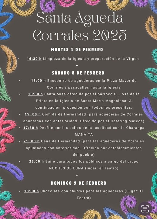 cartel águedas de Corrales del Vino