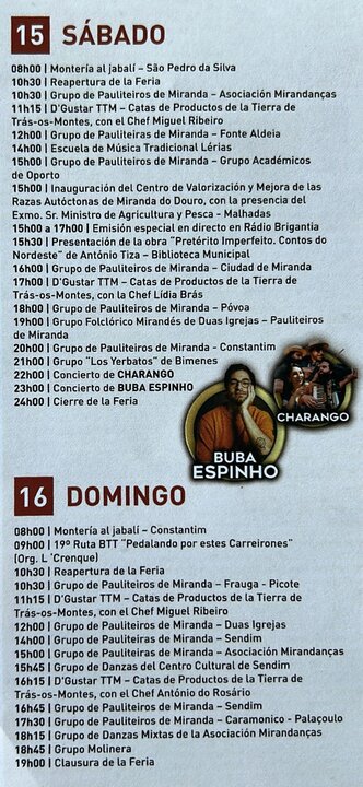 Festival de Sabores Mirandeses