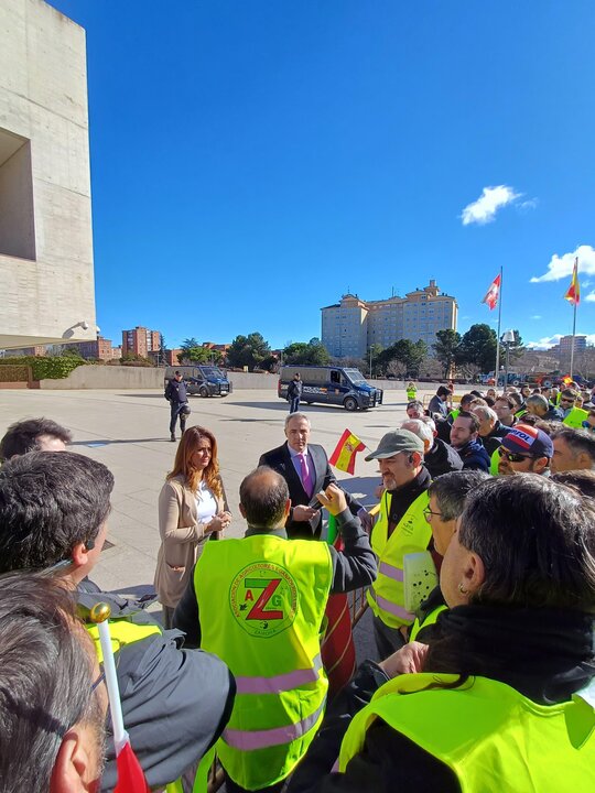 agricultores de Zamora en la manifestación de Valladolid. IMAGEN CEDIDA (5)