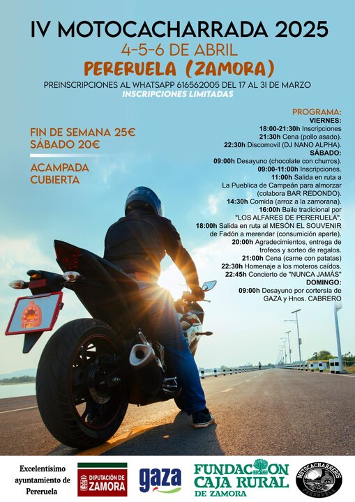 Motocacharrada motera Pereruela 2025