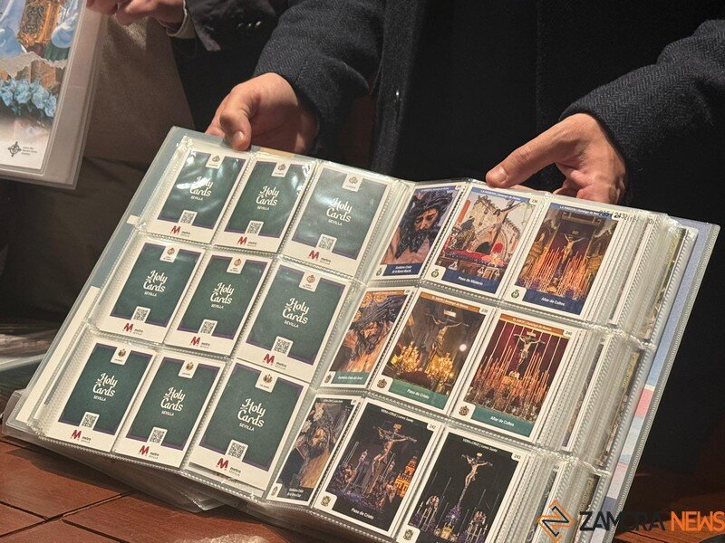 presentación cromos de Semana Santa en Zamora
