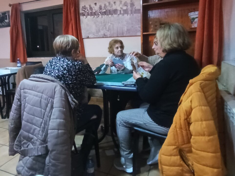 partida en el bar