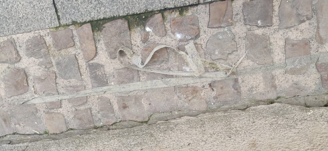 cintas en el suelo zamora