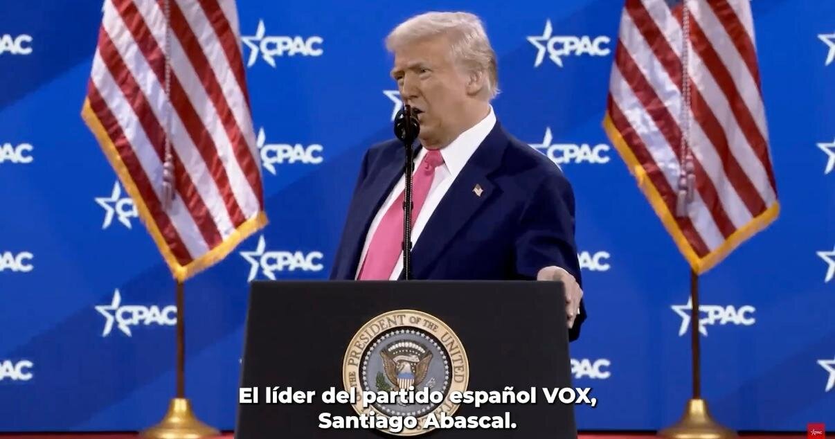 Trump expresó públicamente su gratitud hacia Abascal (1)