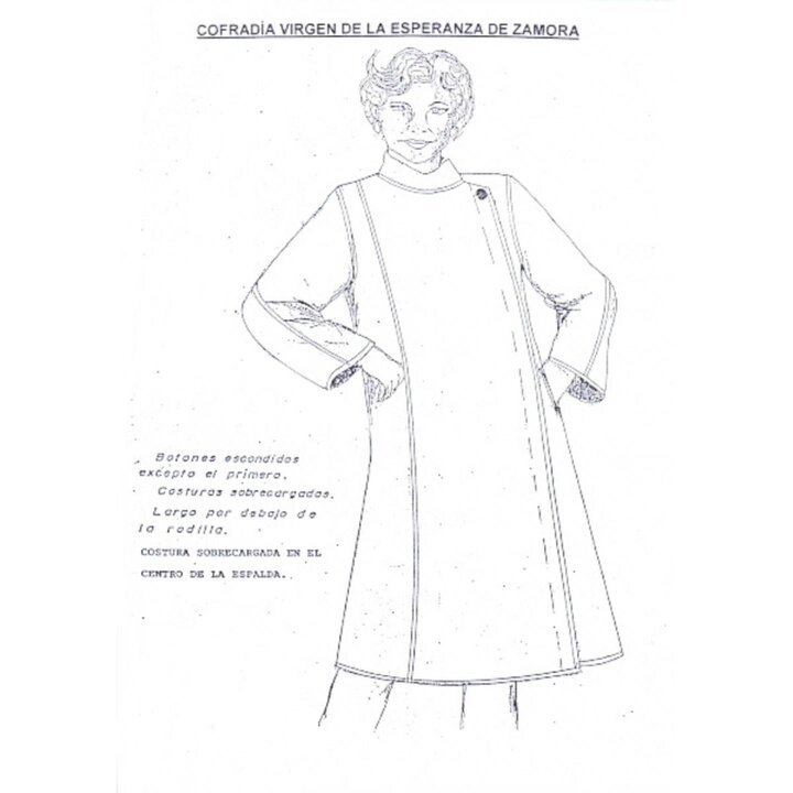 diseño traje Virgen de la Esperanza