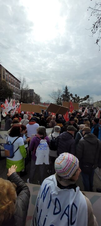 Sayago se suma a la protesta por la sanidad pública en Valladolid (1)