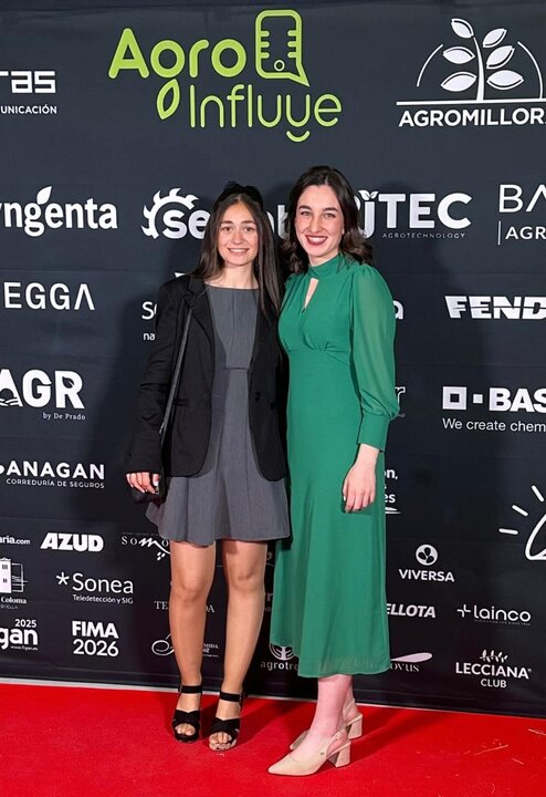 Pilar Pascual en los premios Agroinfluye. IMAGEN REDES SOCIALES (1)