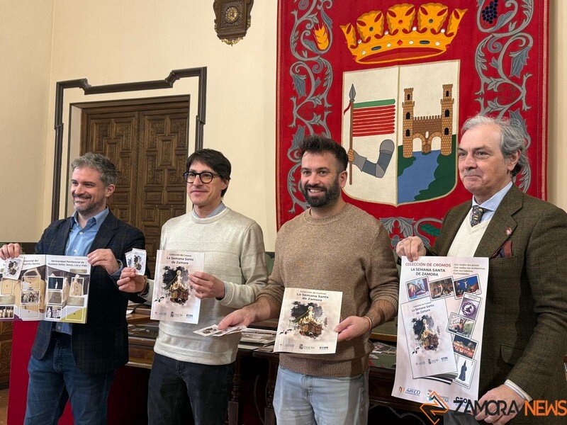 presentación campaña de cromos semana santa con el comercio de Zamora _3