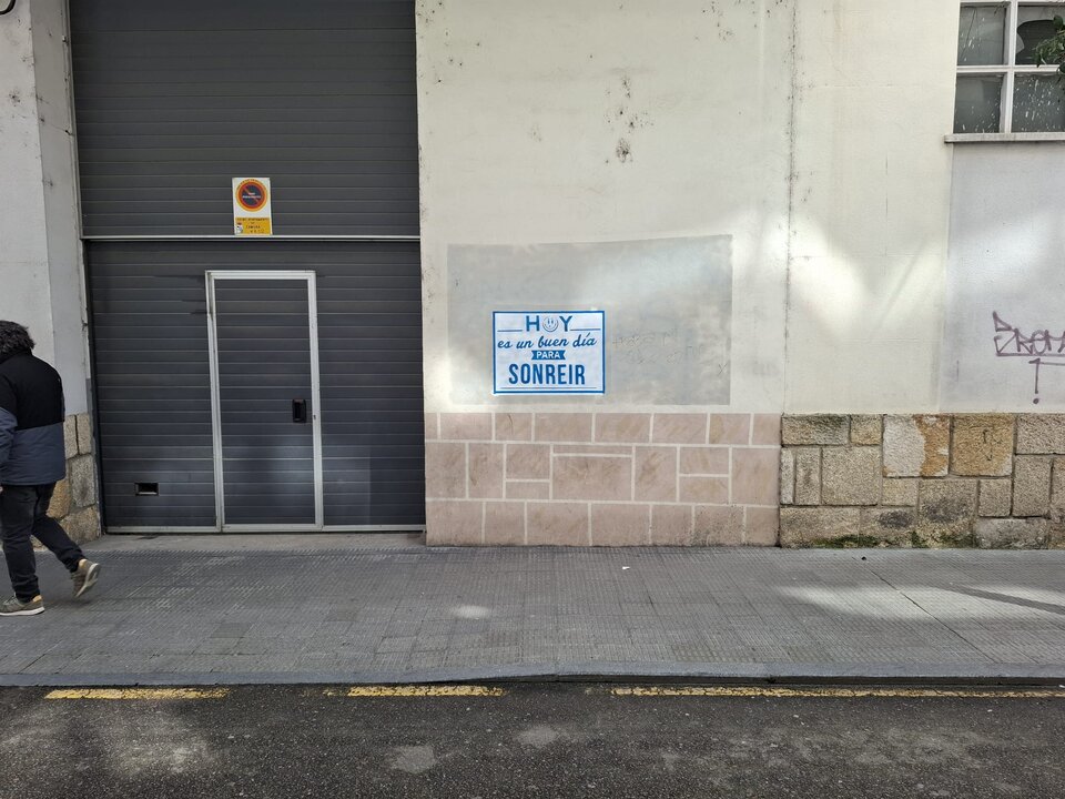 mensaje positivo en una calle de Zamora (1)