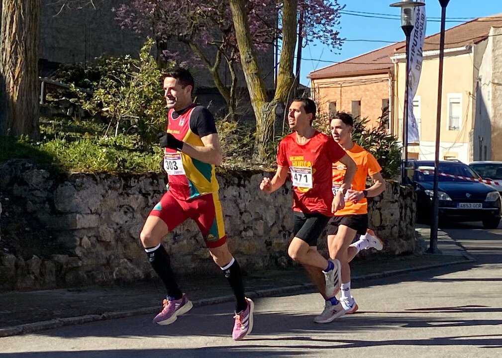 Momento decisivo de la carrera Villavaquerin