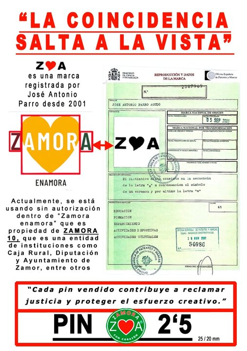 Un jubilado acusa a Zamora10 de usar su marca registrada