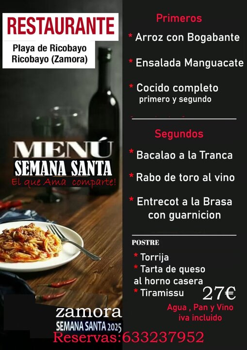 Menú rocobayo