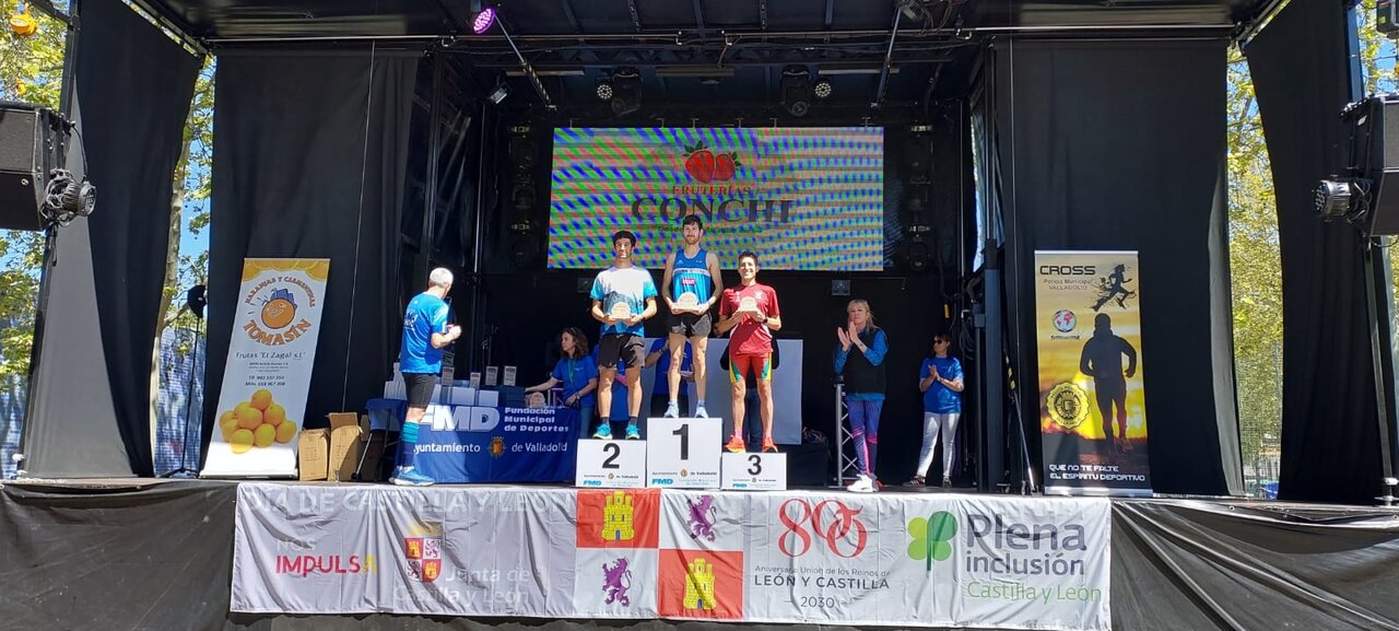 Podio Masculino dia de Castilla y Leon Valladolid