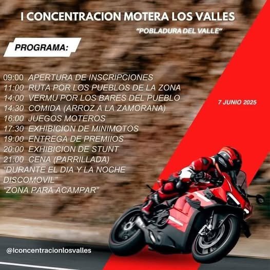 Primera Concentración Motera ‘Los Valles’
