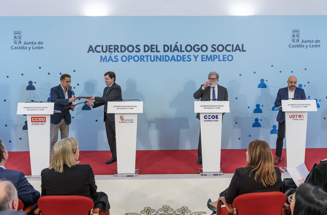 Castilla y León activa su mayor apuesta social con 2.100 millones para empleo, educación e igualdad