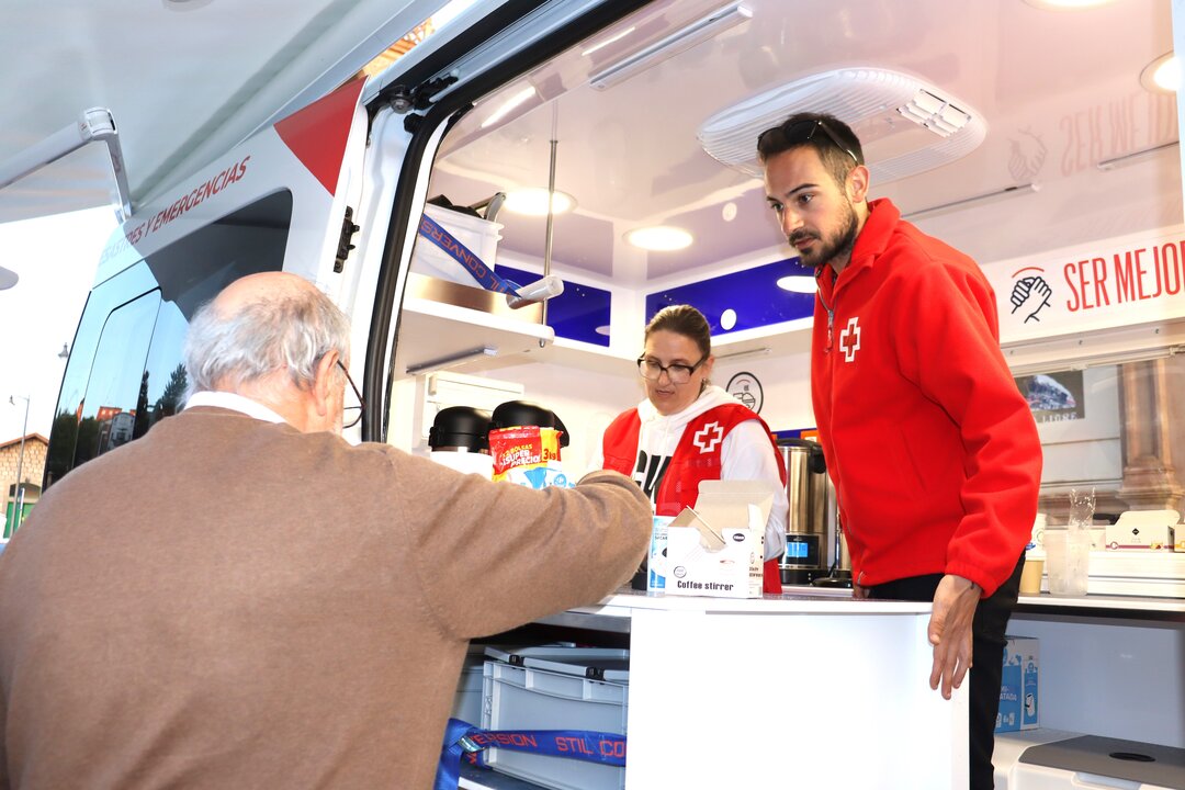 Cruz Roja en Zamora durante el apagón eléctrico