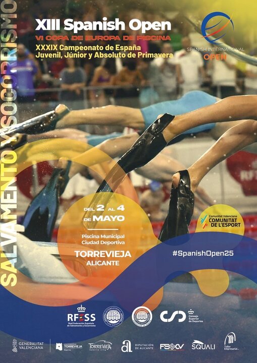 Cartel XIII Spanish Open Salvamento y Socorrismo