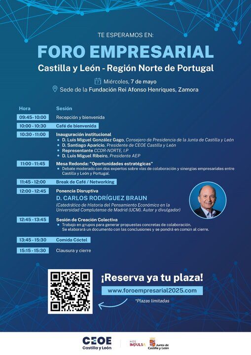 Programa Foro. Castilla y León y el norte de Portugal se dan cita en Zamora para reforzar la colaboración empresarial