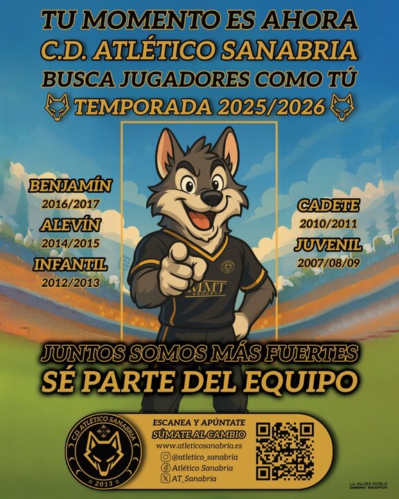 El CD Atlético Sanabria abre la captación de futbolistas para la temporada 2025-26