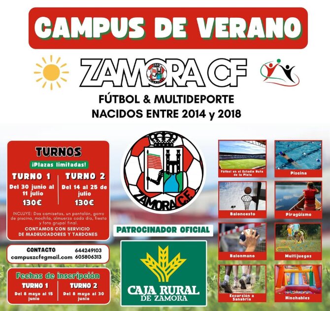 Zamora CF, Campus de Verano