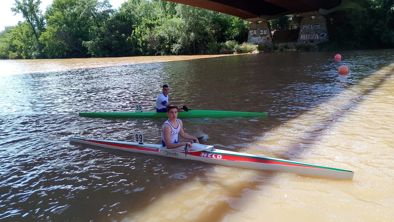 Alberto y Pablo XXV Regata Nacional de Piragüismo en Valladolid