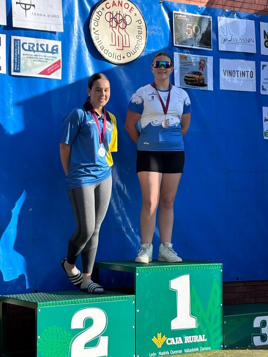 Ariadna Fernández Oro en la XXV Regata Nacional de Piragüismo en Valladolid