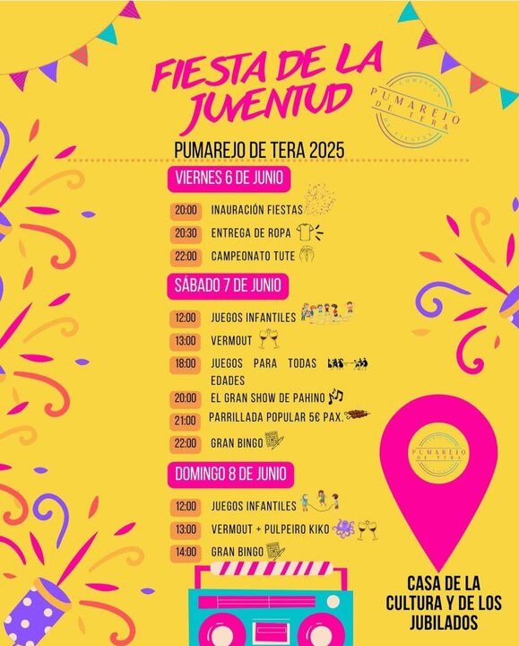 Fiestas de la Juventud 2025 Pumarejo de Tera