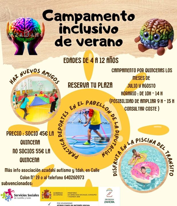 Campamento de verano inclusivo Azadahi