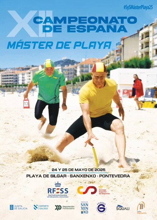 Cartel XII Cto de España Máster de Playa