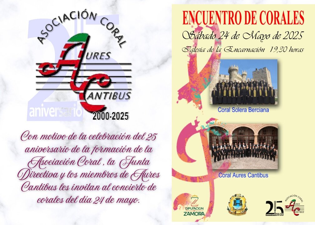 25 aniversario de la Coral Aures Cantibus