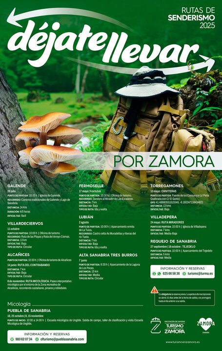 Rutas de senderismo por Zamora