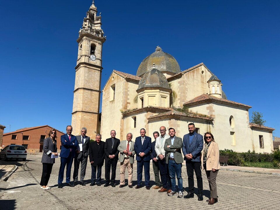 Junta de Castilla y León, Diputación y Obispado de Zamora firman acuerdo de colaboración para restaurar la iglesia de Molacillos