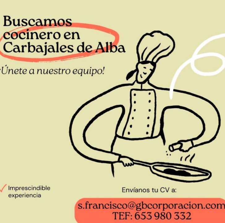 Puesto de cocinero, Carbajales de Alba