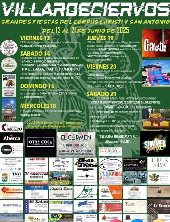 Fiestas Villardeciervos 2025