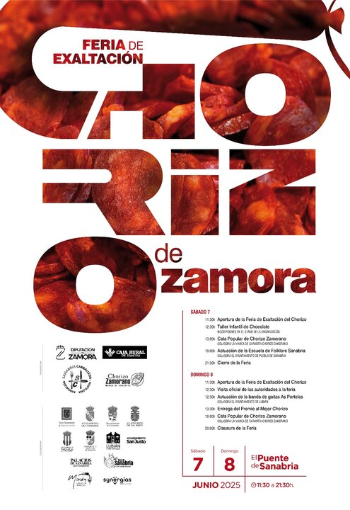 cartel feria del chorizo de Zamora