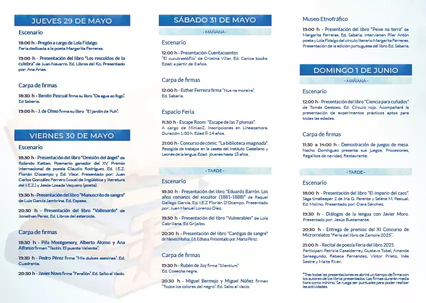 cartel feria del libro