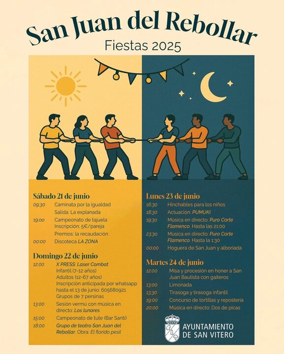 San Juan del Rebollar Cartel fiestas 2025