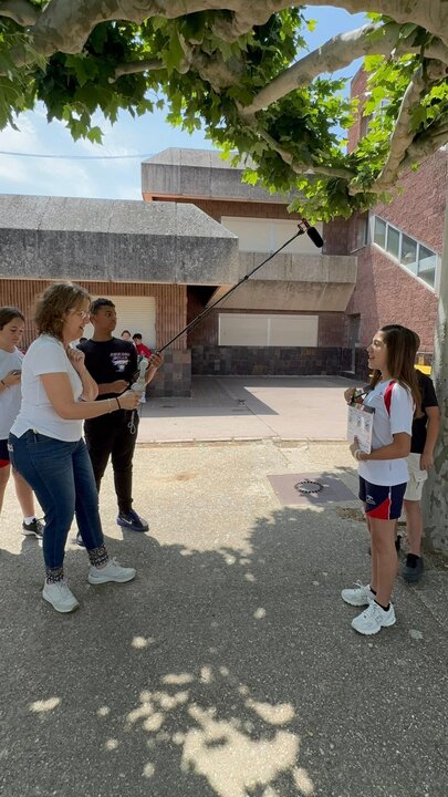 Alumnos Sagrado Corazón de María graban Fijis - Imagen de redes sociales