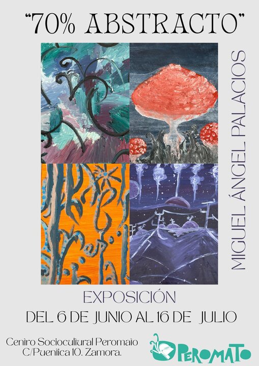 Cartel Exposición Miguel Ángel Palacios