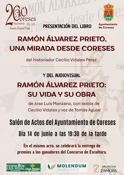 Presentación libro Ramón Álvarez y pieza audiovidual en Coreses