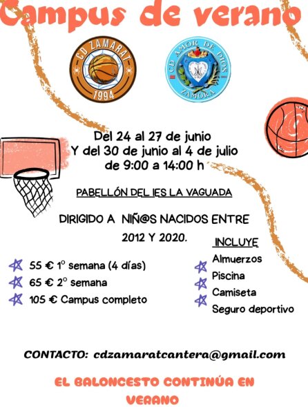 Campus de verano, Zamarat