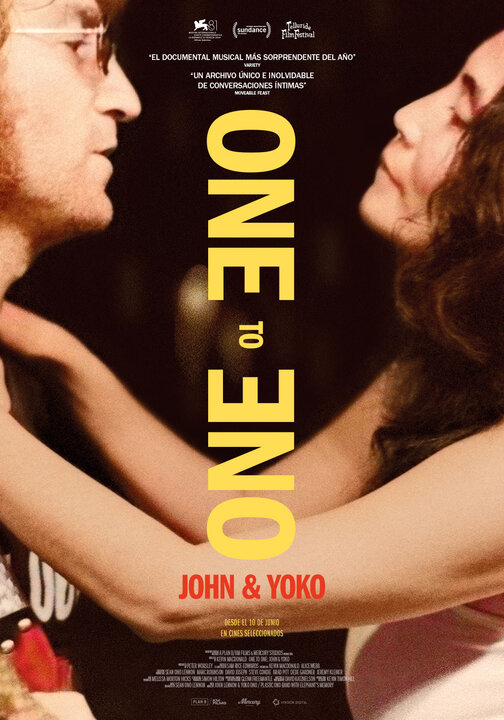 CARTEL ONE TO ONE Lennon y Yoko