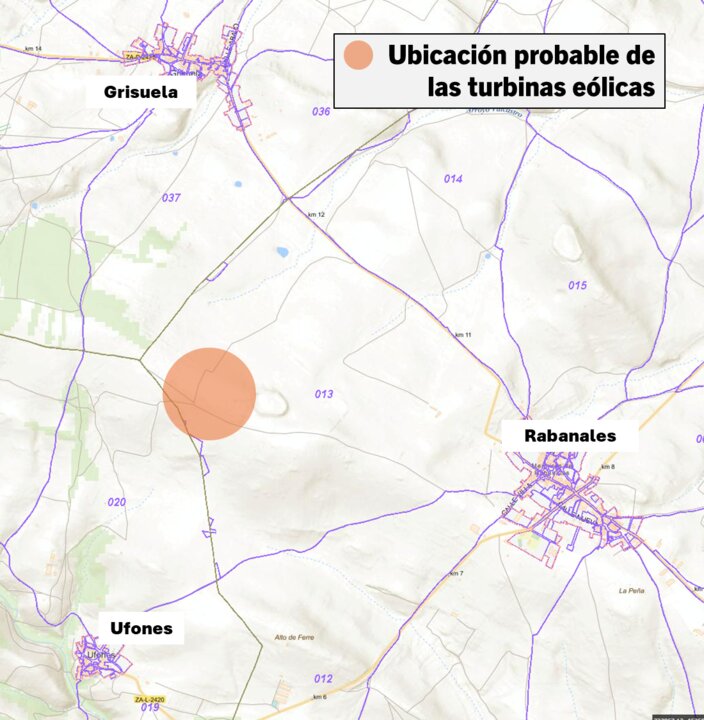 Molinos previstos 2