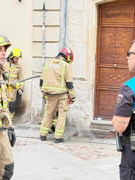 bomberos de Zamora sofocan un conato (1)
