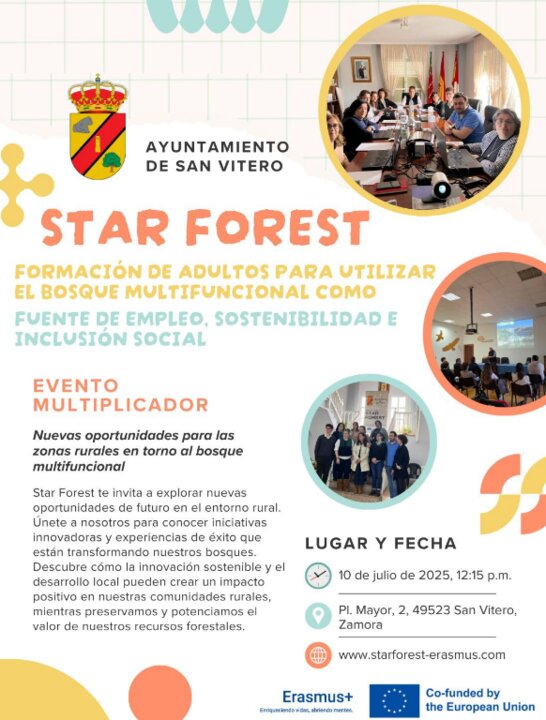 San Vitero, ERASMUS+ STAR FOREST